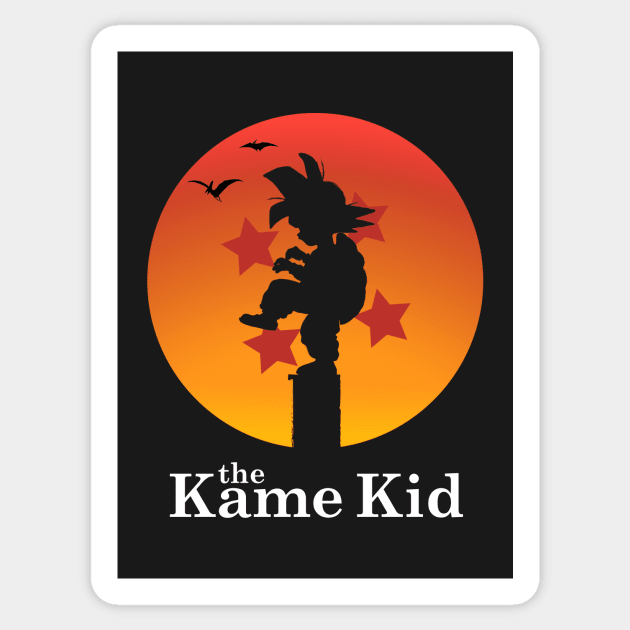 The Kame Kid Sticker by DrMonekers